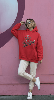 Beu Hoodie 2 - piros XL
